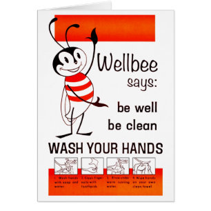 LAVAGE de CDC de Wellbee VOTRE affiche de