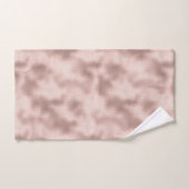 Lavage de mariage rose gold rose saumon (Serviette à main)