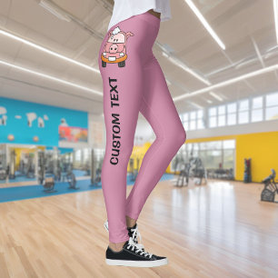 Lavage de voiture leggings de cochon