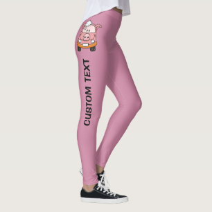 Lavage de voiture leggings de cochon