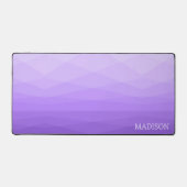 Lavande Abstraite conception polygonale (Recto)