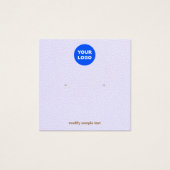 Lavande Ajouter Votre Logo Écran D'Oreille (Devant)