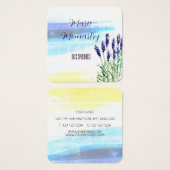 Lavande aquarelle (Devant & derrière)