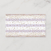 Lavande avec Cartes à roulettes Confetti (Dos)