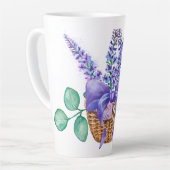 Lavande Champs Latte Mug 6 (Angle gauche)