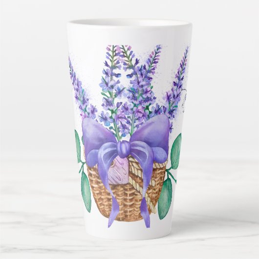 Lavande Champs Latte Mug 6 (Devant)