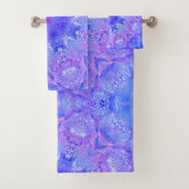 Lavande Ciel bleu pourpre Éperche Damas (En situation)