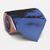 Lavande de coucher de soleil Cravate concepteur (Roulé)