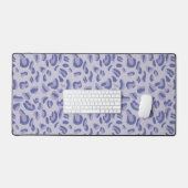Lavande de Motif de léopard pourpre (Clavier et souris)