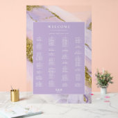 Lavande d'encre Lux Abstraite Siège ID990 (Mariage)