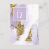 Lavande d'encre Lux Numéro de table Abstrait ID990 (Dos)