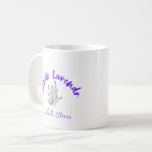 Lavande d'inhalé, Mug de stress d'expale (Devant gauche)