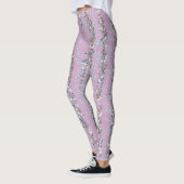 Lavande Dragonfly & Dots Leggings (Gauche)