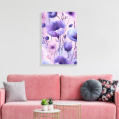 Lavande en Fleur : Impression d'anémones dans une (Insitu(Salon))