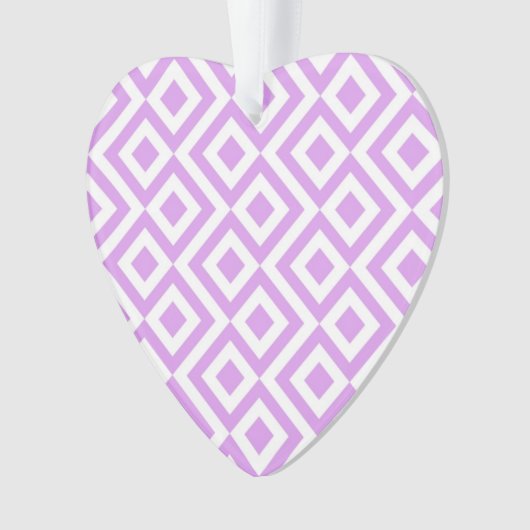 Lavande en forme de coeur et ornement de méandre b (devant)