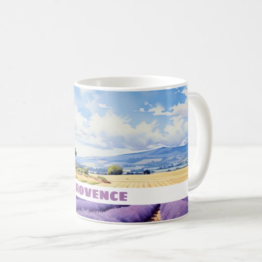 Lavande en Provence voyage mug (Devant droit)