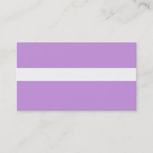 Lavande et Carte de visite blanc ajustables