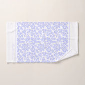 Lavande Et Damas Blanc (Serviette à main)