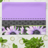 Lavande et dentelle serviette de cuisine (Plié)