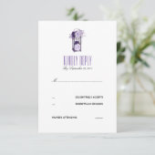 Lavande et Lanterne Florale Violette RSVP (Debout devant)