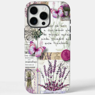 Lavande et Papillon Parijse dromen iPhone 16 Pro Max Hoesje