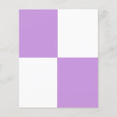 Lavande et prospectus blanc ajustables (Dos)