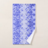 Lavande et Roses blanches (Serviette à main)