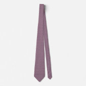 Lavande et rouge foncé Excellente Cravate Motif (Devant)
