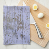 Lavande Faux Bois Texture Serviette de cuisine (Quart Plié)