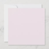 lavande fleurie baptême invitation (Dos)