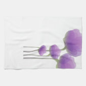 Lavande Fleurs Abstraites Serviette de cuisine (Horizontal)