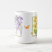 Lavande Fleurs Jaunes Mug classique, 15 oz (Centre)
