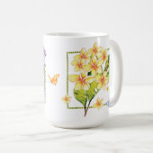 Lavande Fleurs Jaunes Mug classique, 15 oz (Devant droit)