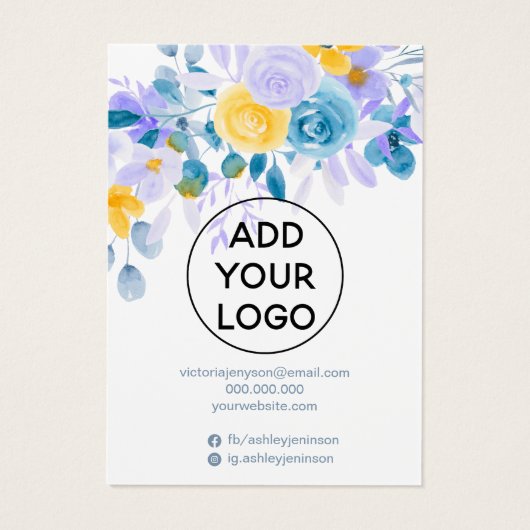 Lavande floral chic bijoux écran (Dos)