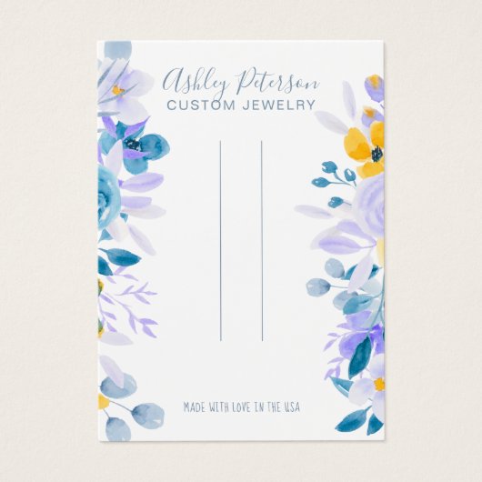 Lavande floral chic bijoux écran (Devant)