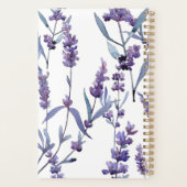 Lavande Florale sur blanc (Dos)