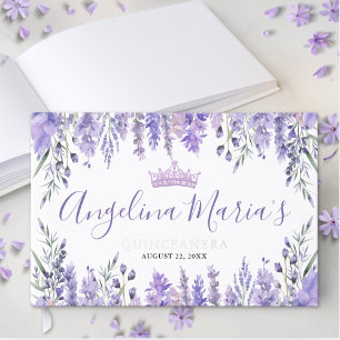 Lavande Florale Violet Quinceanera