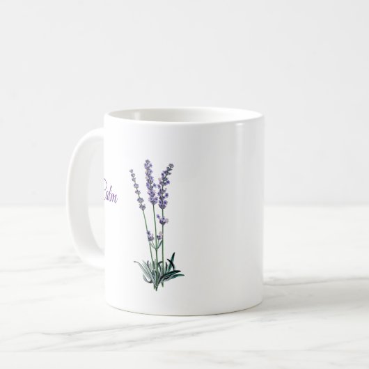 Lavande Flower Calme Mug (Devant gauche)