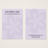 Lavande Graphique Fleur 1 Porte-oreille Écran (Devant & derrière)