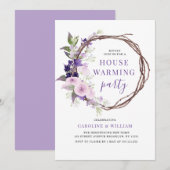 Lavande invitation à réchauffer (Devant / Derrière)