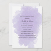 Lavande | Invitation au dîner de répétition (Devant)