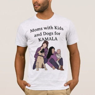 Lavande - Maman Kid and Dog pour Kamala Tshirt