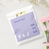 Lavande moderne violet mariage Faveur Sacs (Scellé)