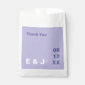 Lavande moderne violet mariage Faveur Sacs (Devant)