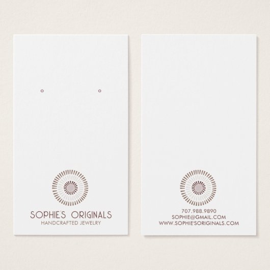 Lavande Plutôt Gris Peint Cercle Oarder (Devant & derrière)