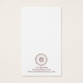 Lavande Plutôt Gris Peint Cercle Oarder (Dos)