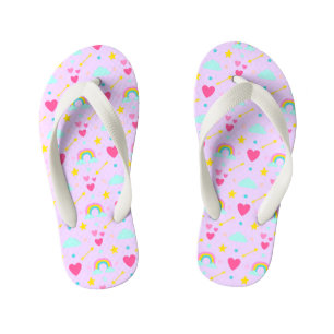 Lavande pour enfants Arc en arc-en-ciel tongs à m