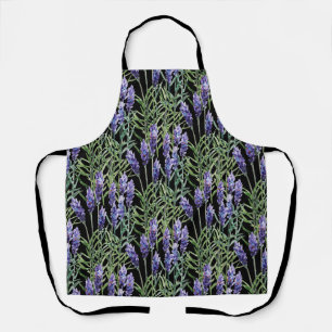 Lavande, tablier de jardinage