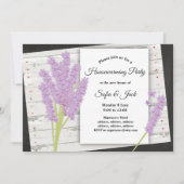 lavande, violet, invitation à la maison (Devant)