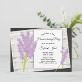 lavande, violet, invitation à la maison (Debout devant)